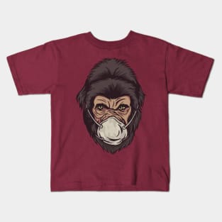 Social Distancing Gorilla Zoo Club Kids T-Shirt